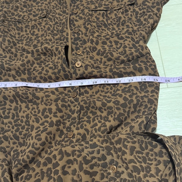 Lucky Brand Animal Print Long Sleeve Dress - Picture 7 of 8